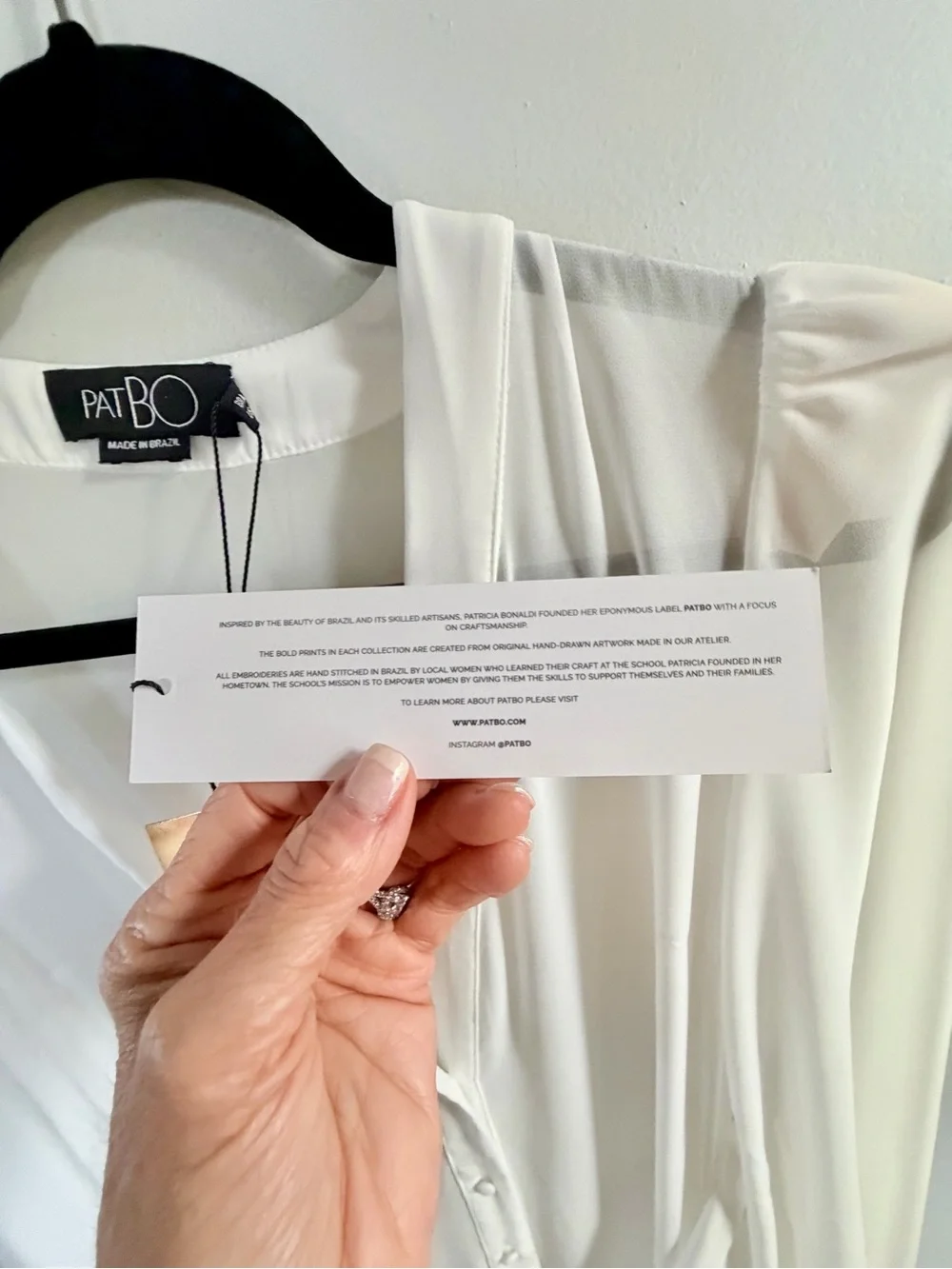 PATBO Sunstone Chiffon Swimsuit Maxi Cover Up XS Ivory NWT BRIDAL ~ HONEYMOON - Picture 4 of 11